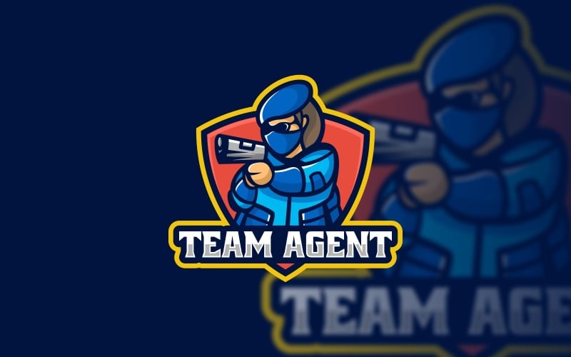 Team Agent Sport and E-Sports Logo #230945 - TemplateMonster
