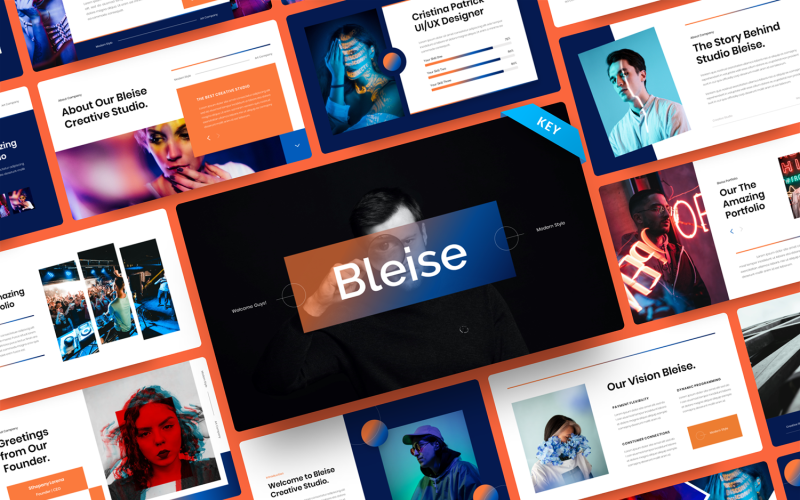 Bleise – kreativní šablona klíčové poznámky