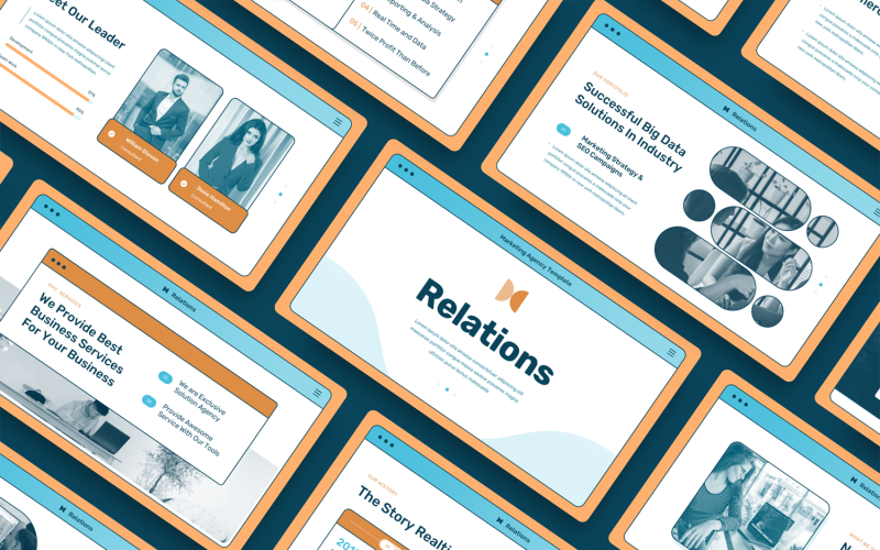 Relations - Creative Marketing Google Slide Template