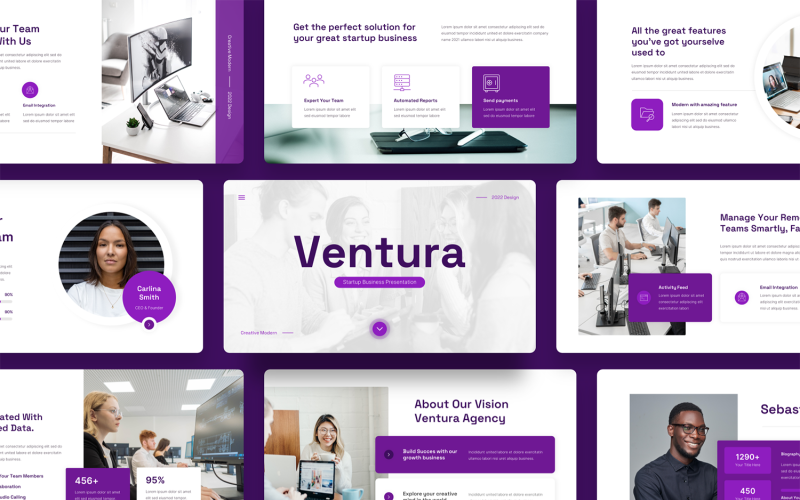Ventura - Startup Business Keynote Šablona
