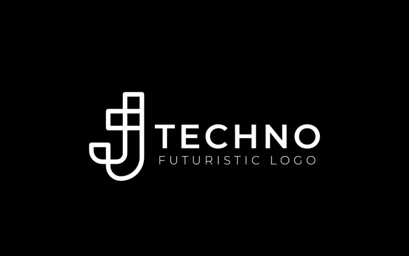 Letter J Line Modern Logo 231269 TemplateMonster