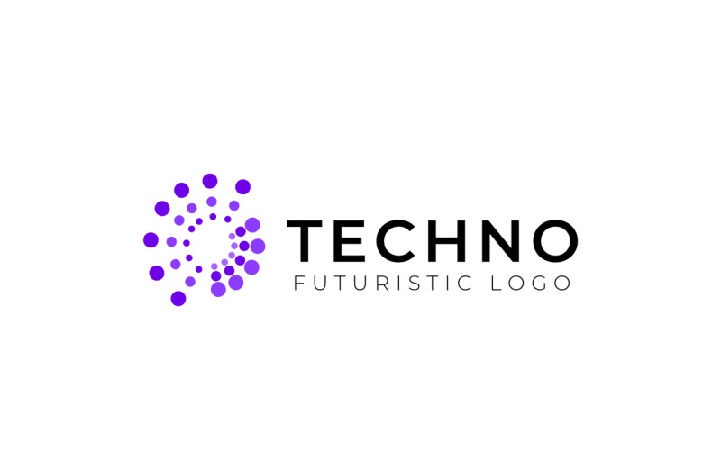 Circle Dot Abstract Dynamic Logo