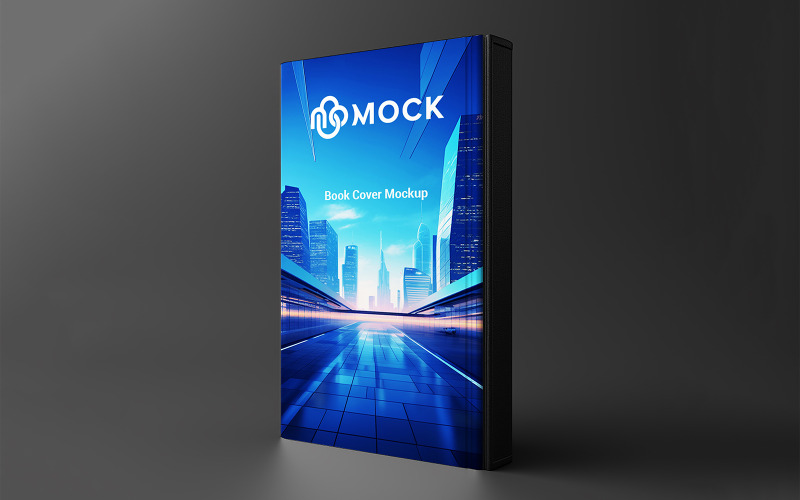Beyaz Kitap Kapağı Logo Mockup