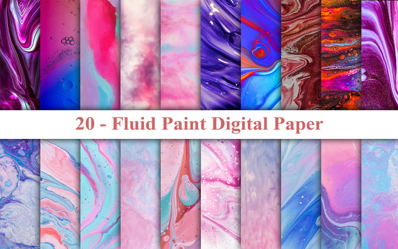 Carta digitale a vernice fluida, fondo liquido, carta digitale