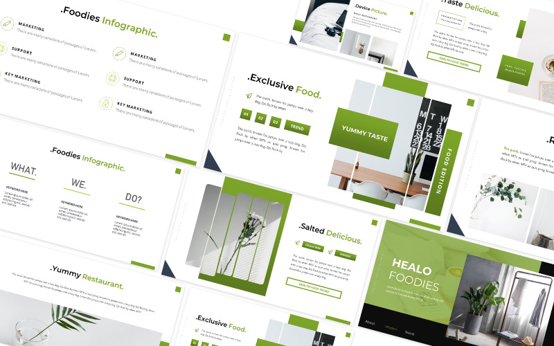 Healo Food Google Slides Template