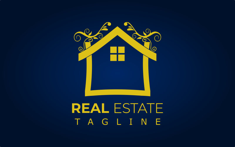 Logotipo de design personalizado imobiliário 2