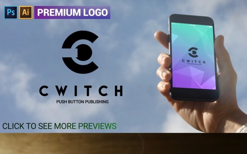 Premium CWITCH C Letter Logo Template