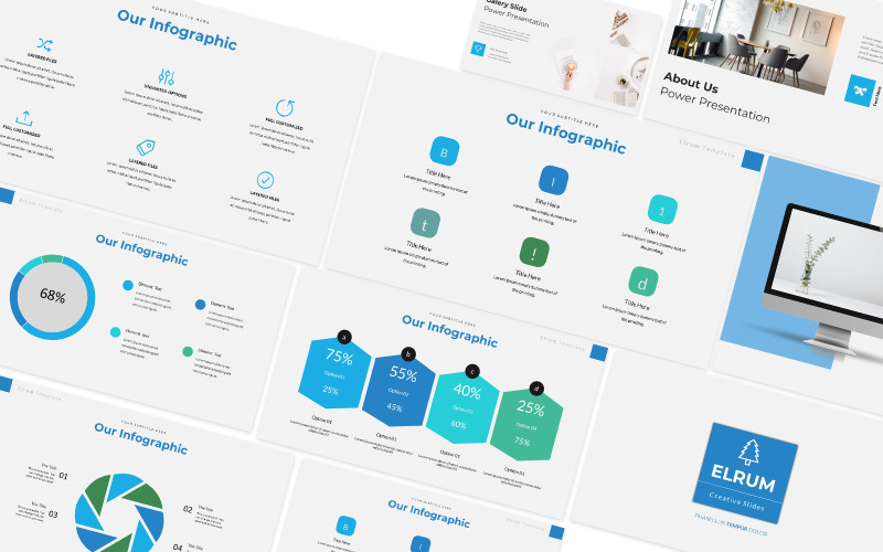 Szablon Elrum Creative Powerpoint