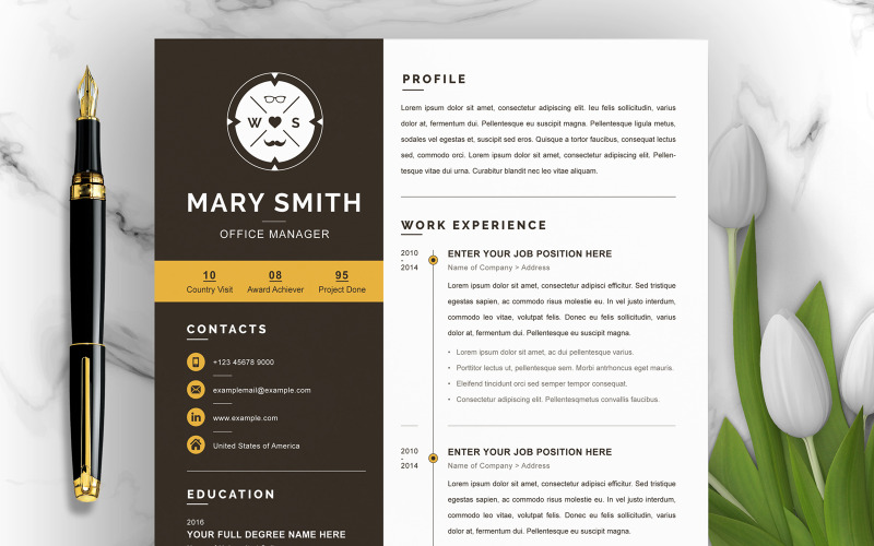 Heiraten Sie Smith / CV-Vorlage