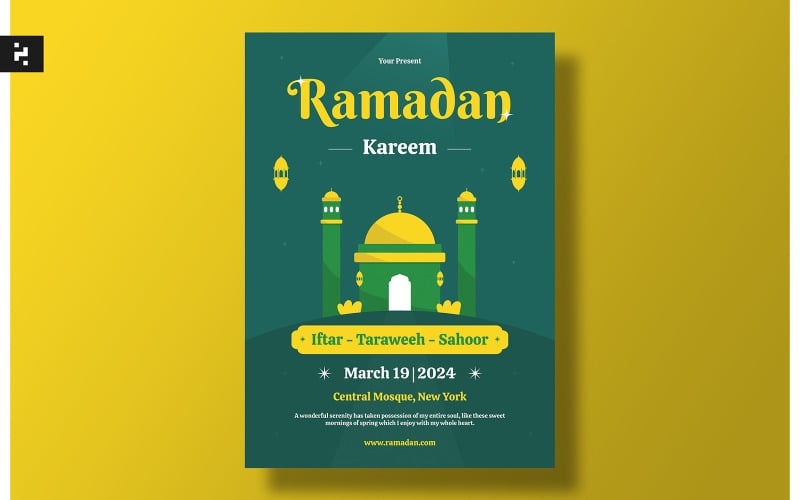 Ramadan Celebration szórólap sablon
