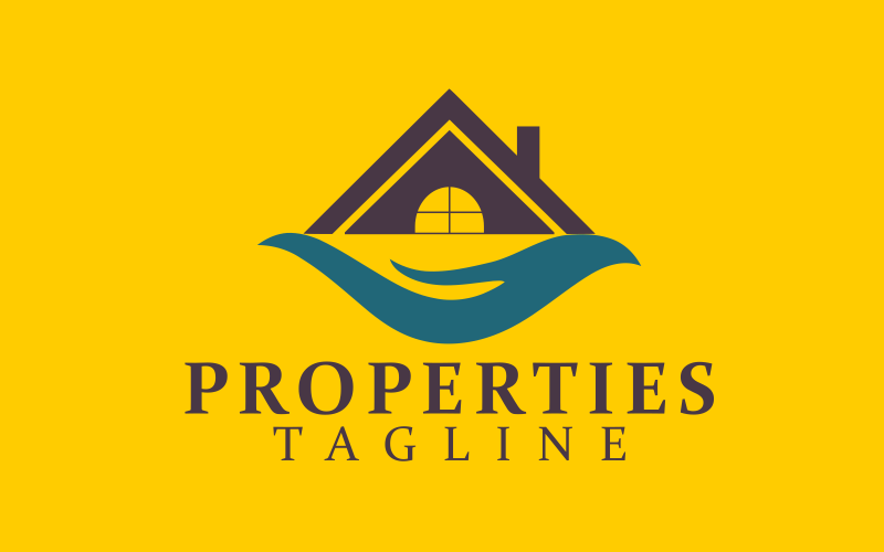 Kundenspezifisches Design-Logo für Immobilien 11