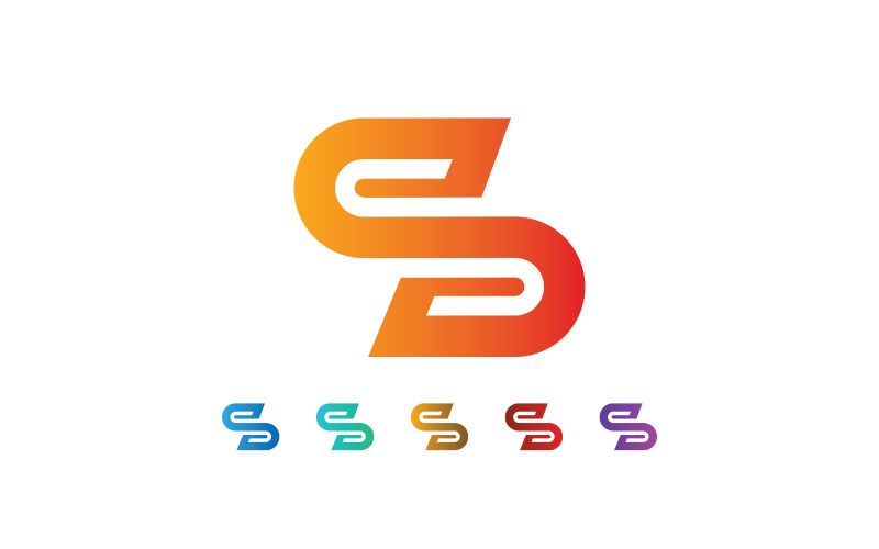 Lettre S Logo Simple Ligne Gras #207931 - TemplateMonster