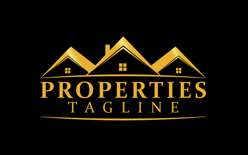 Logotyp för egen design för fastigheter 10
