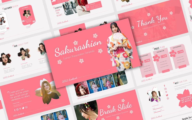 Sakurashion - Fashion PowerPoint Template