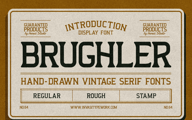 Brughler - Vintage Serif kijelző