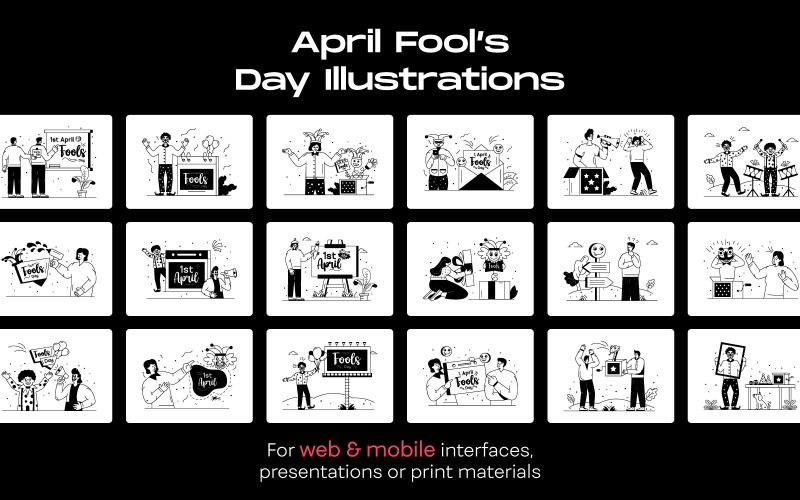 Illustrationer för 25 april