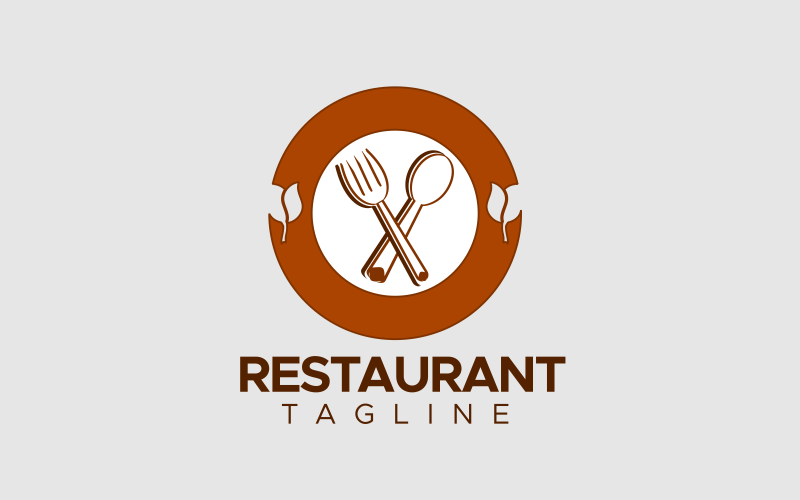 Logotyp för restaurang anpassad design 1