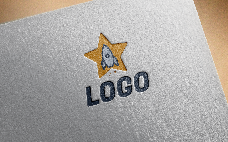 Rocket-Startup Logo Template-02-22