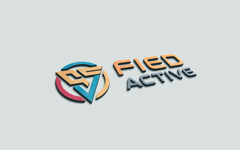 3d Layer Style Logo Mockup #232781 - TemplateMonster