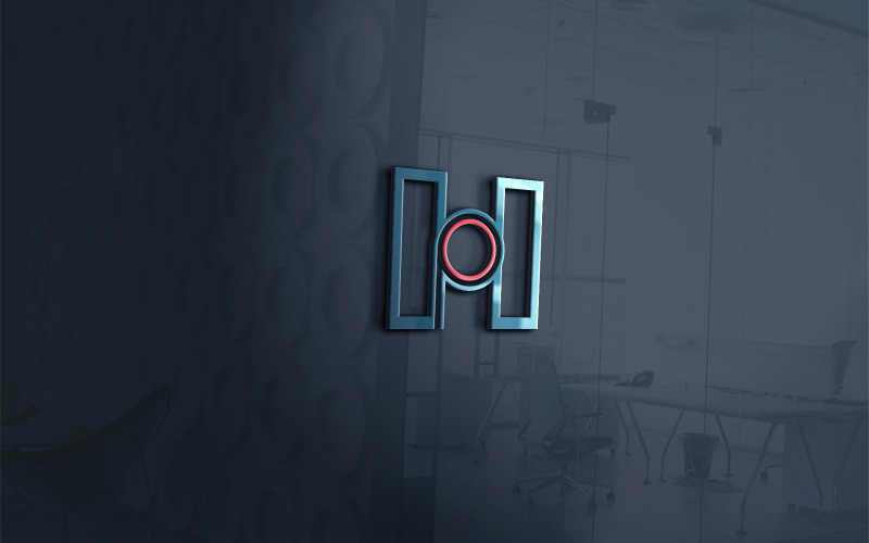 HP-o-PH-modello-vettoriale-creativo-logo-design