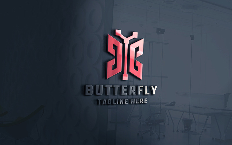 Професійний логотип метелика