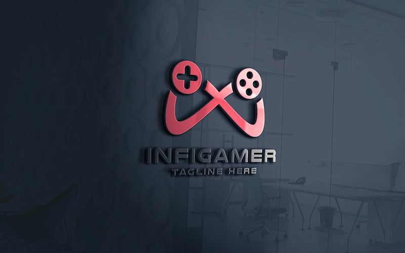 Professional Infinity Gamer Logo TemplateMonster
