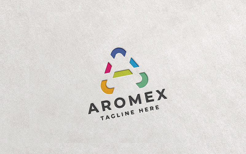 Aromax Harf A Logo Şablonu