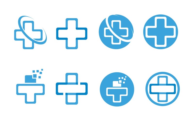 Ícone do aplicativo hospital estilo 3d para gráfico de logotipo de