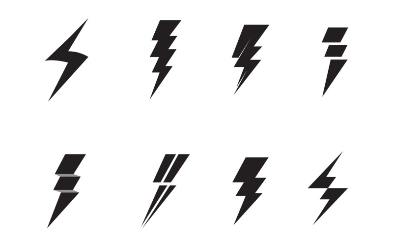 Логотип Thunderbolt Aand Symbol Vector V5