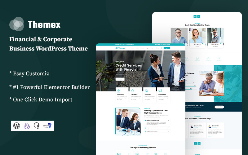 Themex - WordPress-Thema für Finanz- und Unternehmensgeschäfte