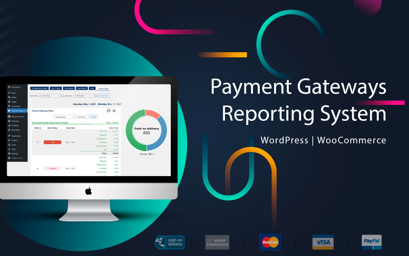 Woocommerce Payment Gateways Reporting System WordPress Plugin
