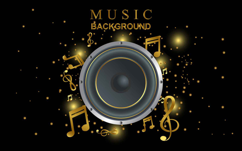 Musik bakgrund vektordesign