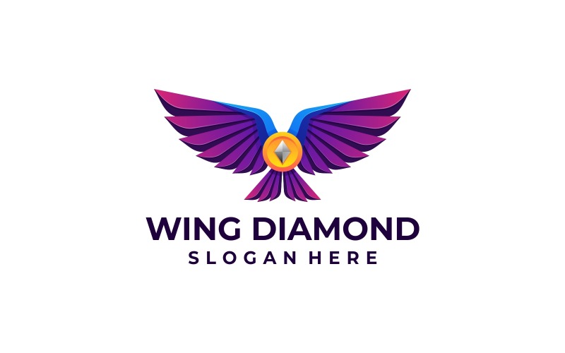 Gradalne logo skrzydła diamentowego