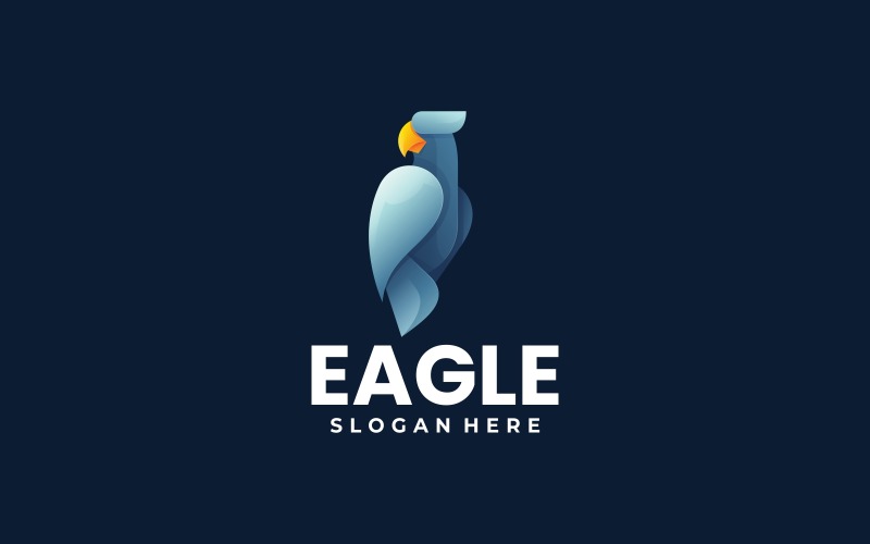 Logo sfumato di colore dell'aquila