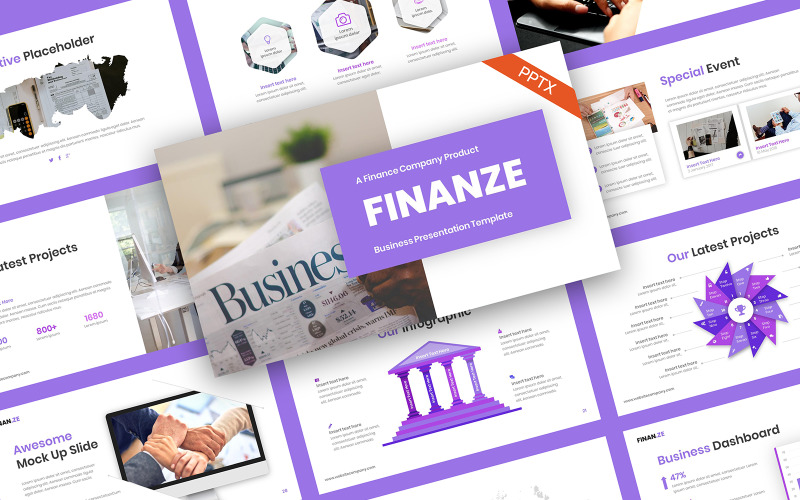 Finance Finance PowerPoint šablony