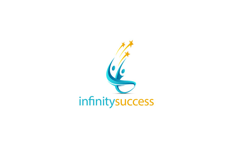 Diseño de logotipo de éxito sin fin