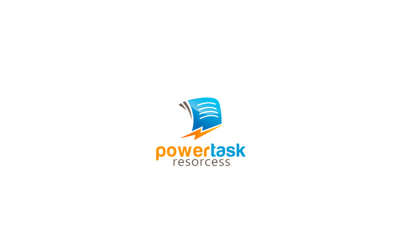 Шаблон дизайну логотипу Task Power