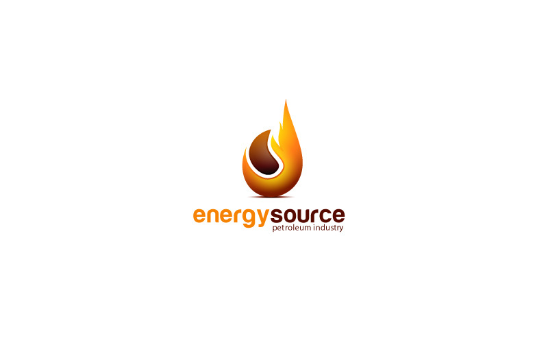 Шаблон дизайну логотипу Energy Fire