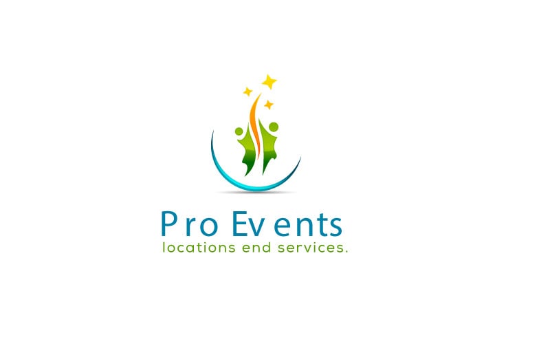 Modèle de conception de logo d'événement professionnel