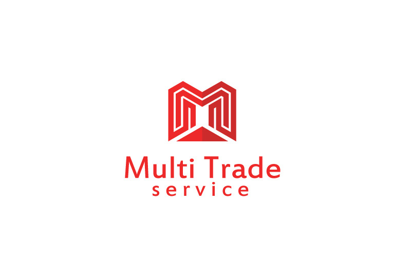 Multi Trade - Designvorlage für das Logo des Buchstaben M
