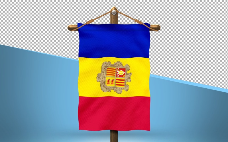 Andorra Hang Flag Design Bakgrund