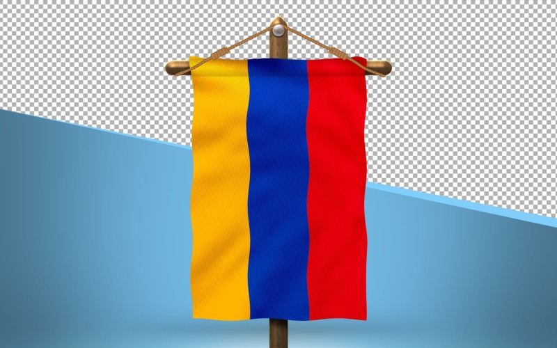 Armenië Hang Vlag Ontwerp Achtergrond