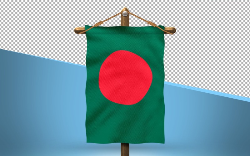 Bangladesh Hang Flag Design Background