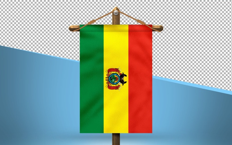 Bolivien hängen Flag Design-Hintergrund