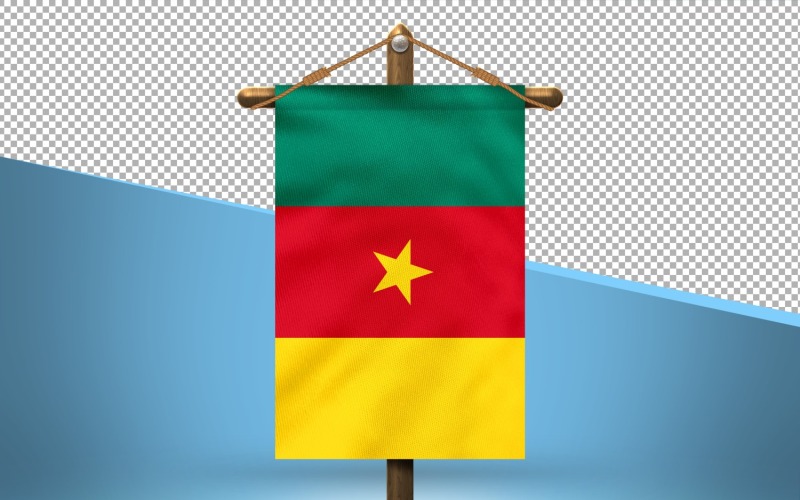Kamerun Hang Flag Design-Hintergrund