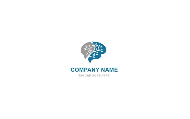 Nature Mind-Logo-Vorlage