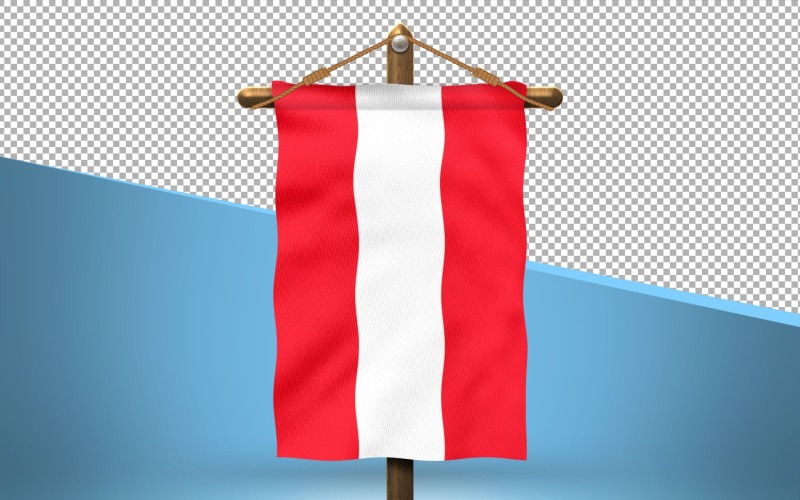 Oostenrijk Hang Vlag Ontwerp Achtergrond