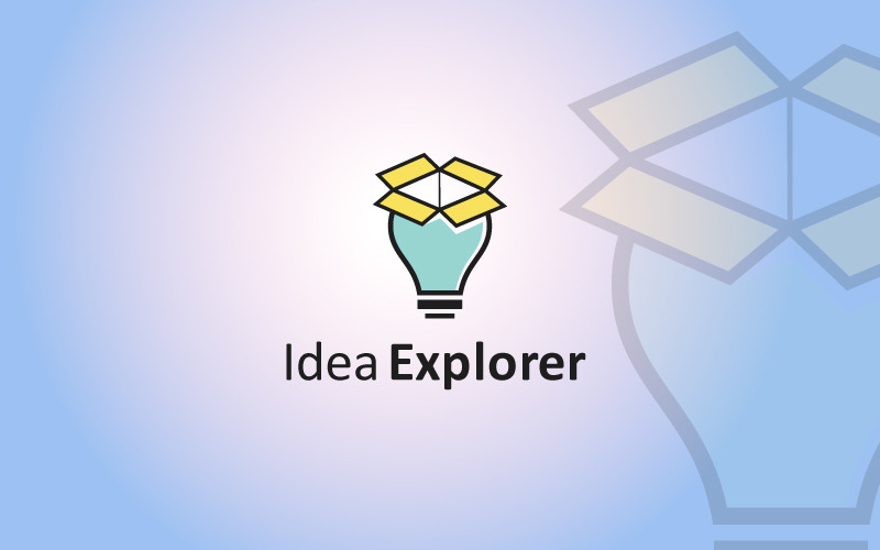 Шаблон дизайна логотипа исследователя идей