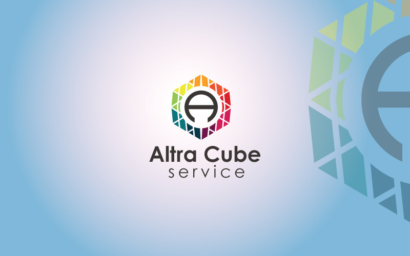Altra-Pixel-Logo-Design-Vorlage
