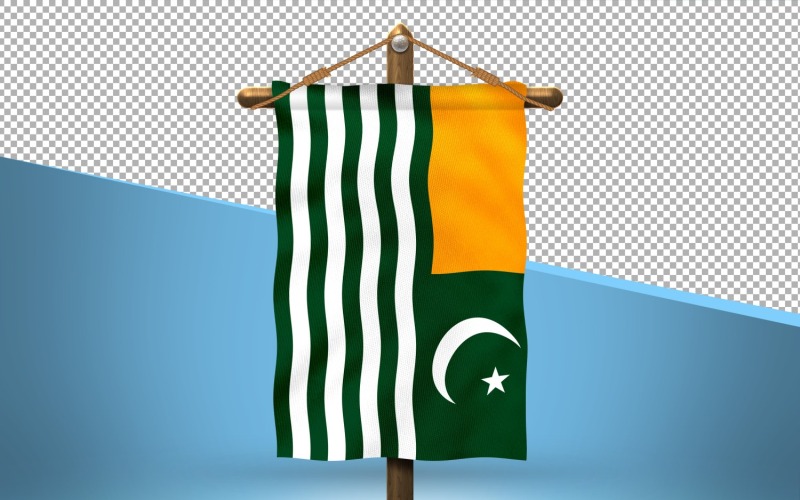Cachemire Hang Flag Design Background
